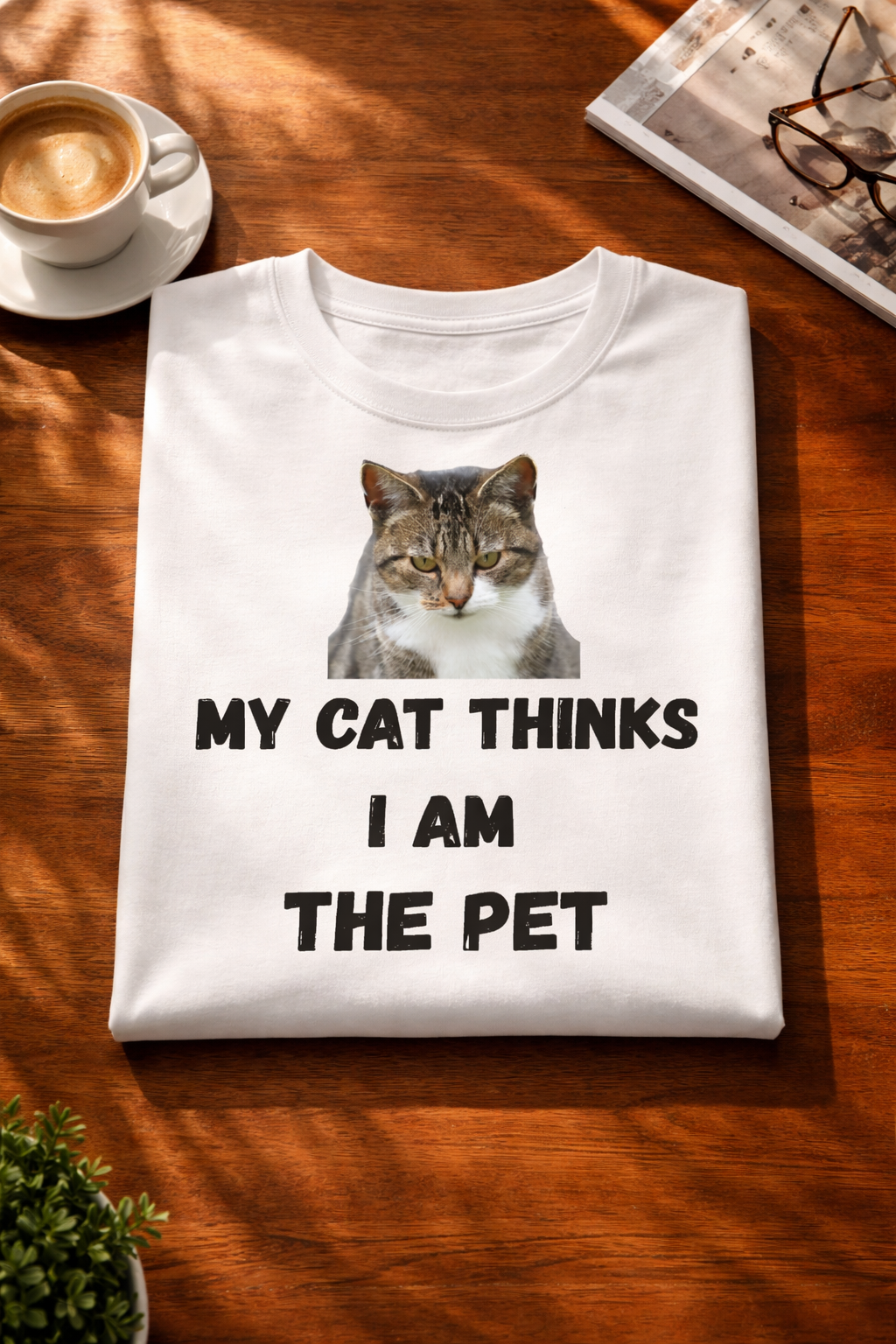 I Am The Pet, White T-shirt