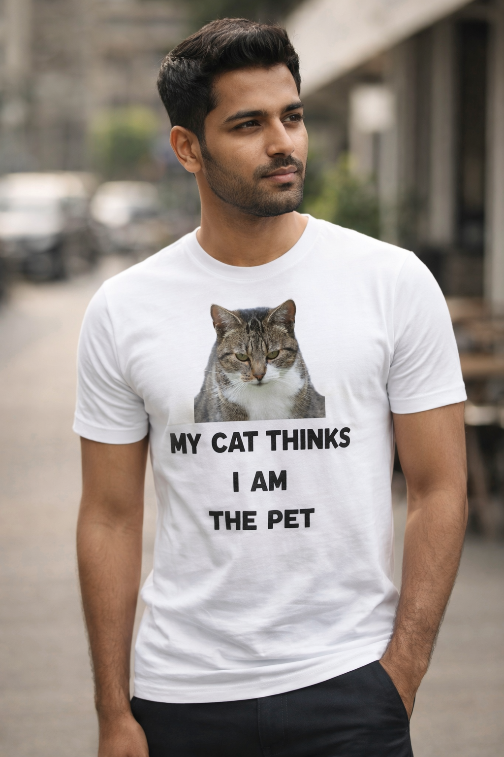 I Am The Pet, White T-shirt