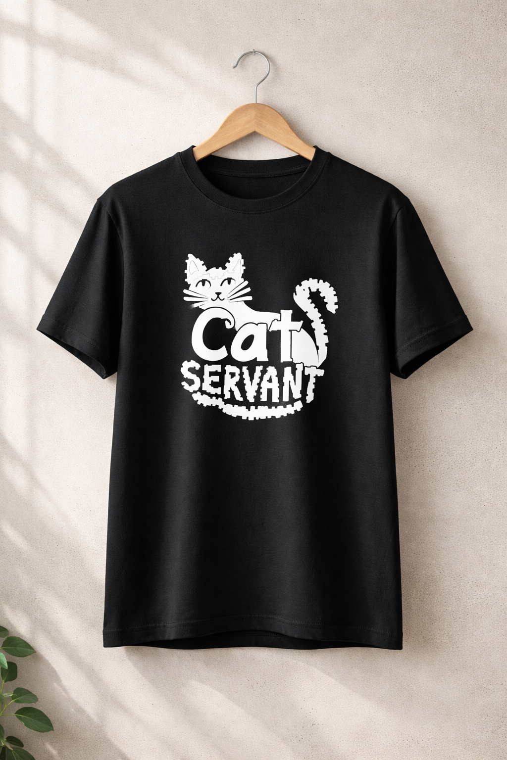 Cat Servant, Black T-shirt