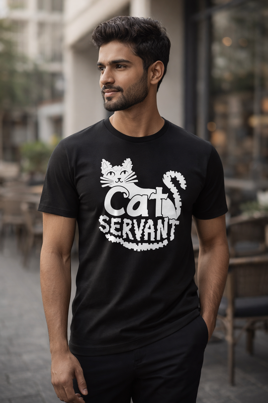 Cat Servant, Black T-shirt