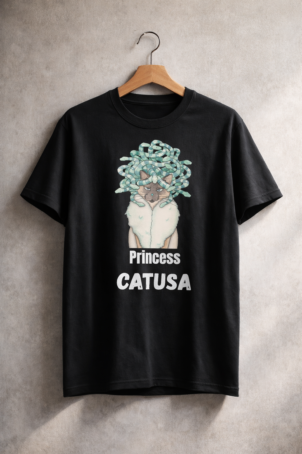 Catusa, Black T-shirt
