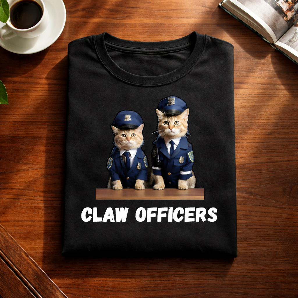 Cat Police, Black T-shirt