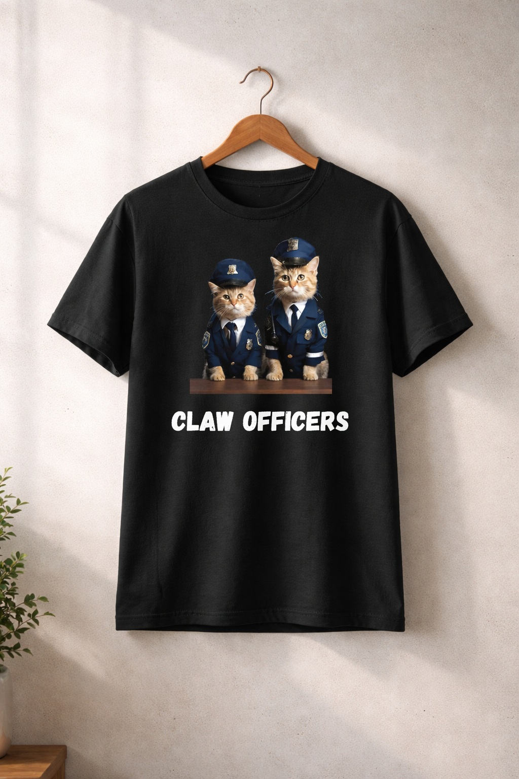Cat Police, Black T-shirt