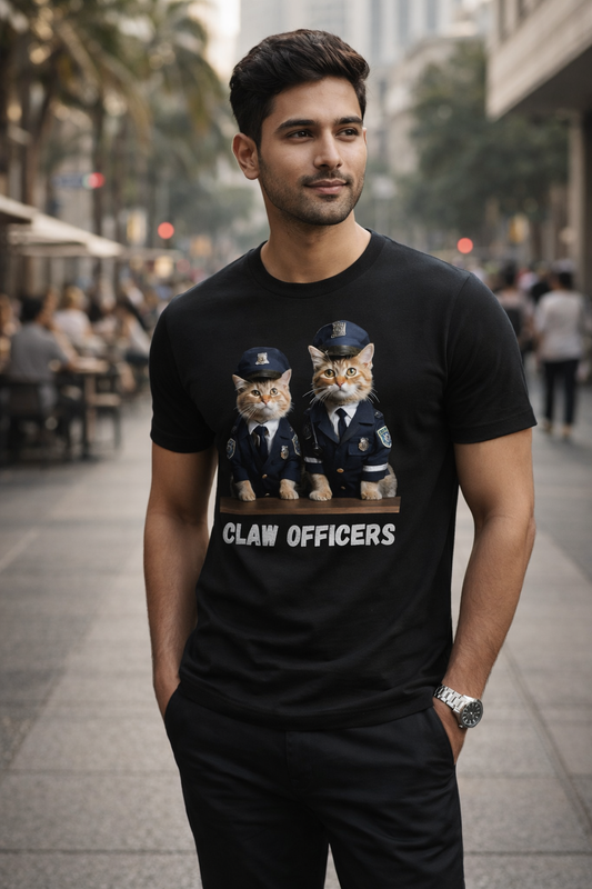 Cat Police, Black T-shirt