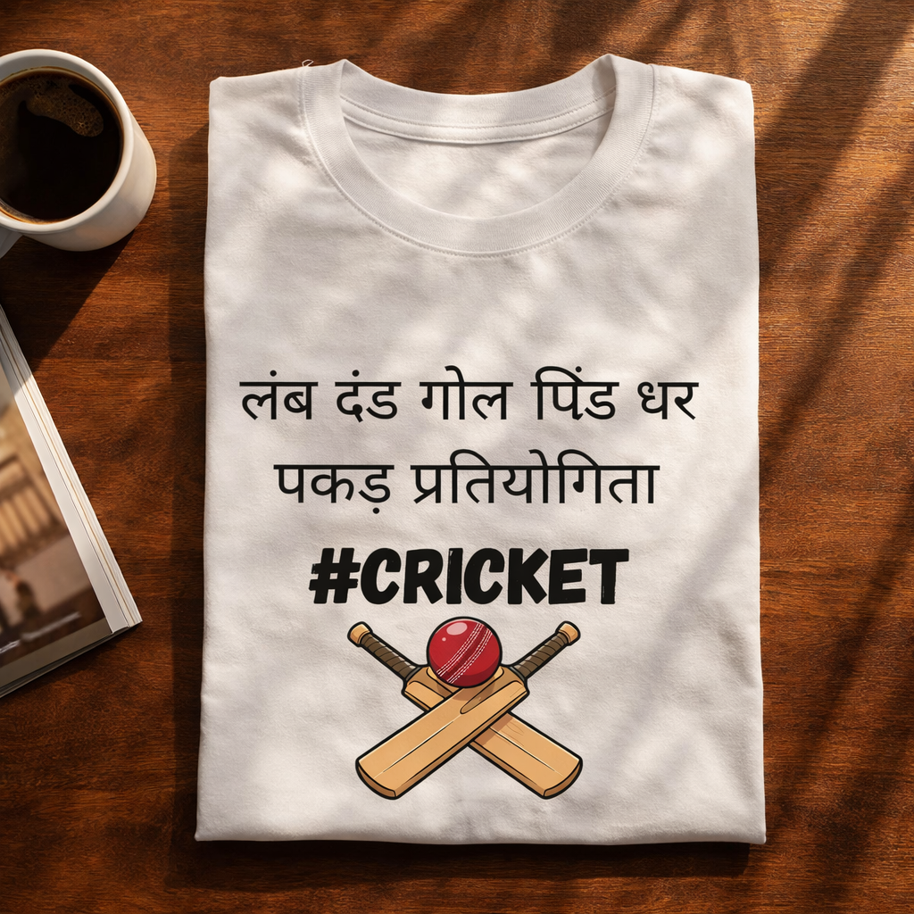 Cricket, White T-shirt