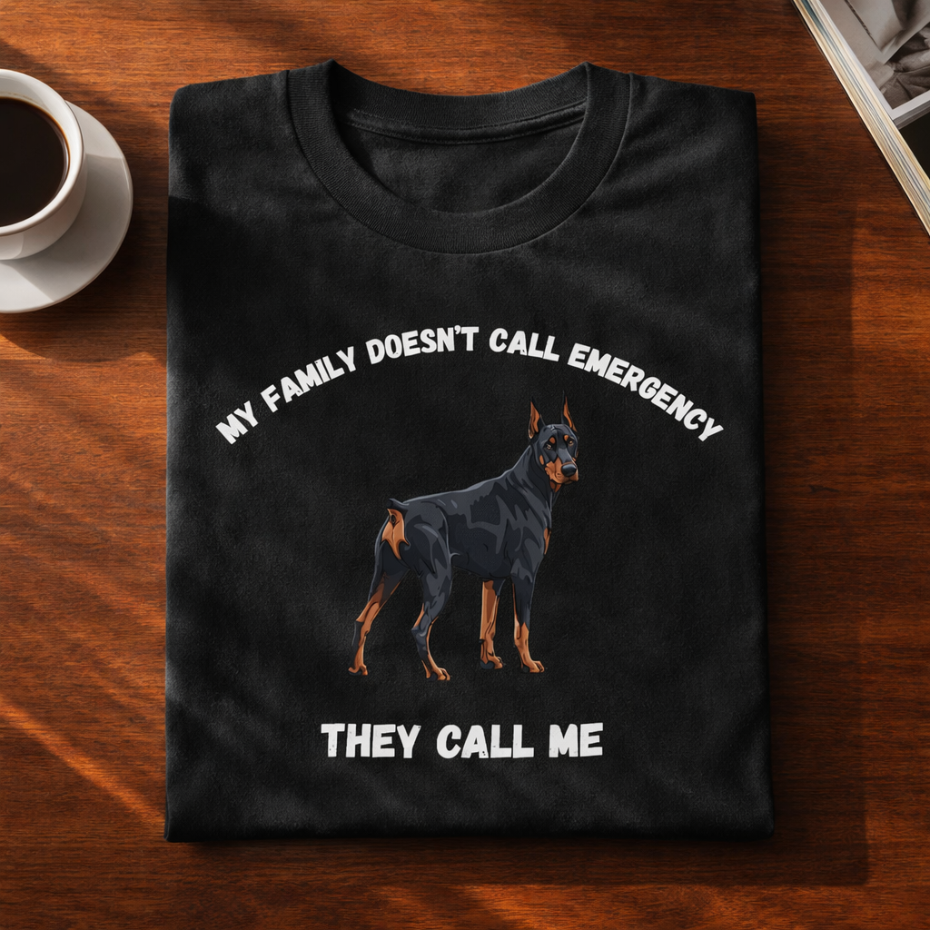 Protector Dog, Black T-shirt