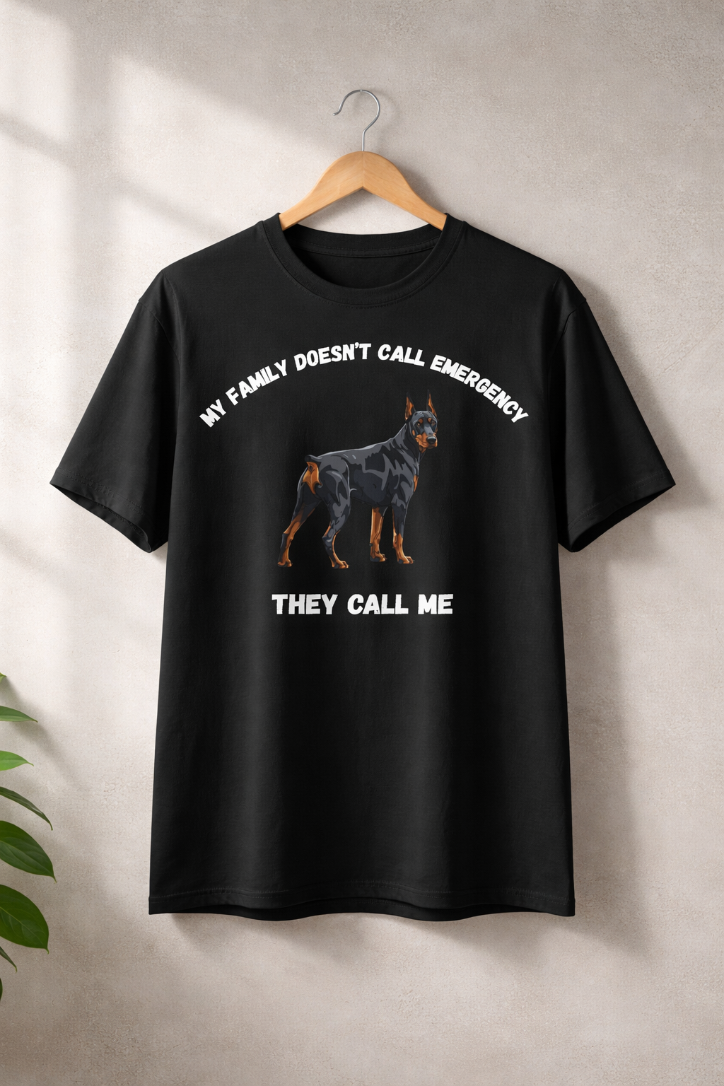 Protector Dog, Black T-shirt