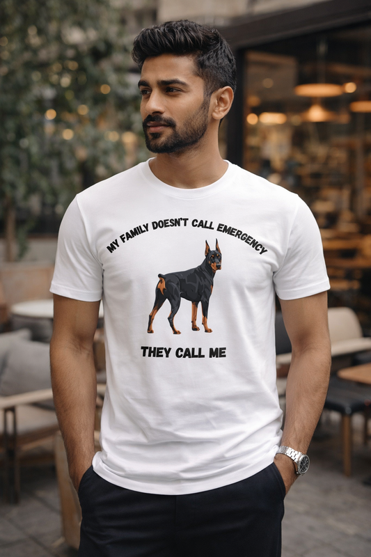 Protector Dog, White T-shirt