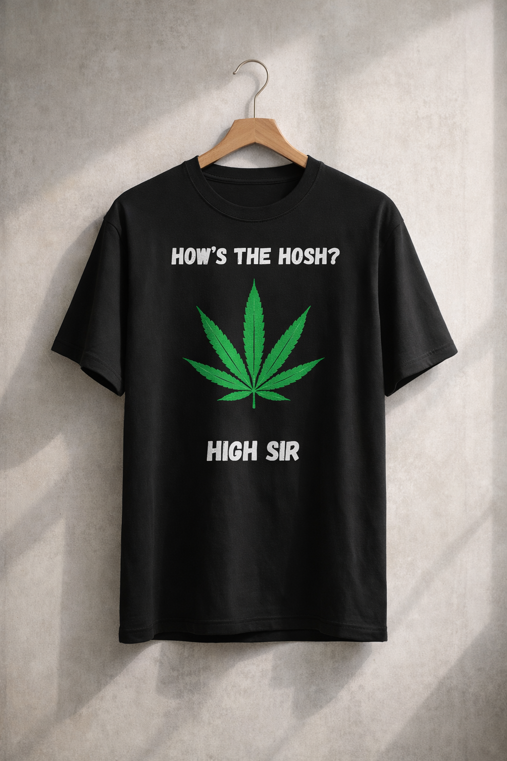 How's The Hosh, Black T-shirt