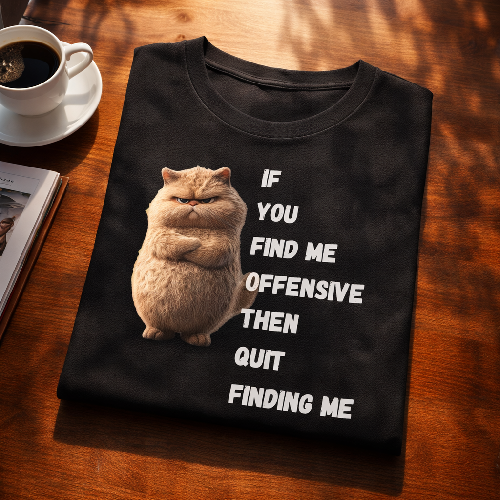 Quit Finding Me, Black T-shirt