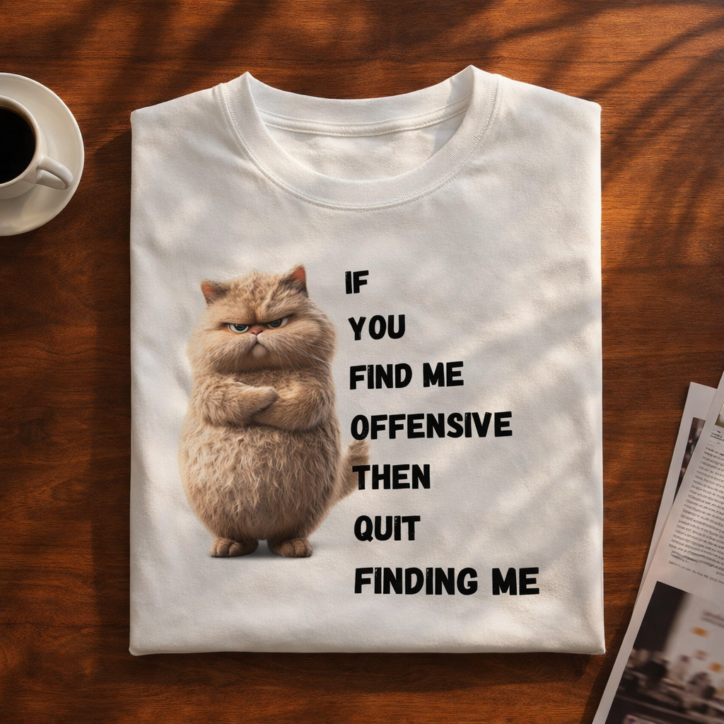 Quit Finding Me, White T-shirt