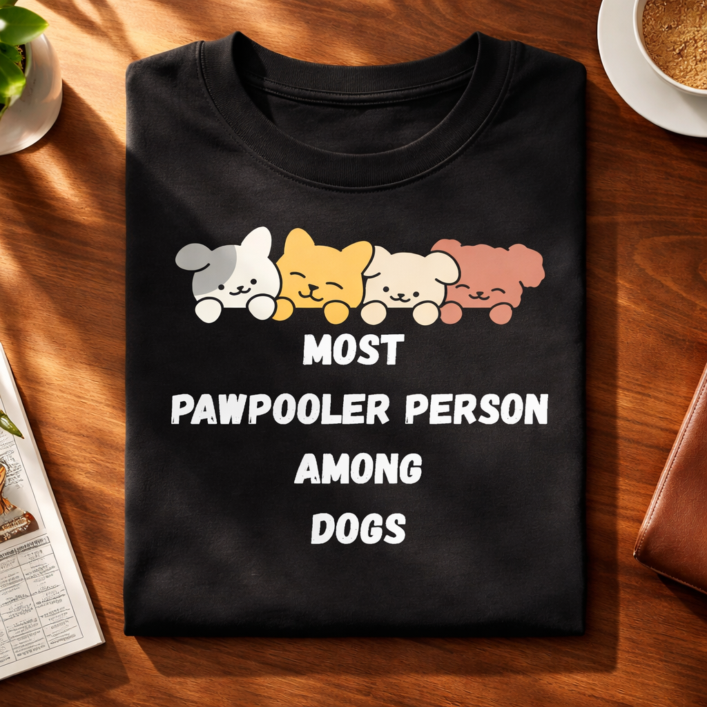 Pawpooler, Black T-shirt