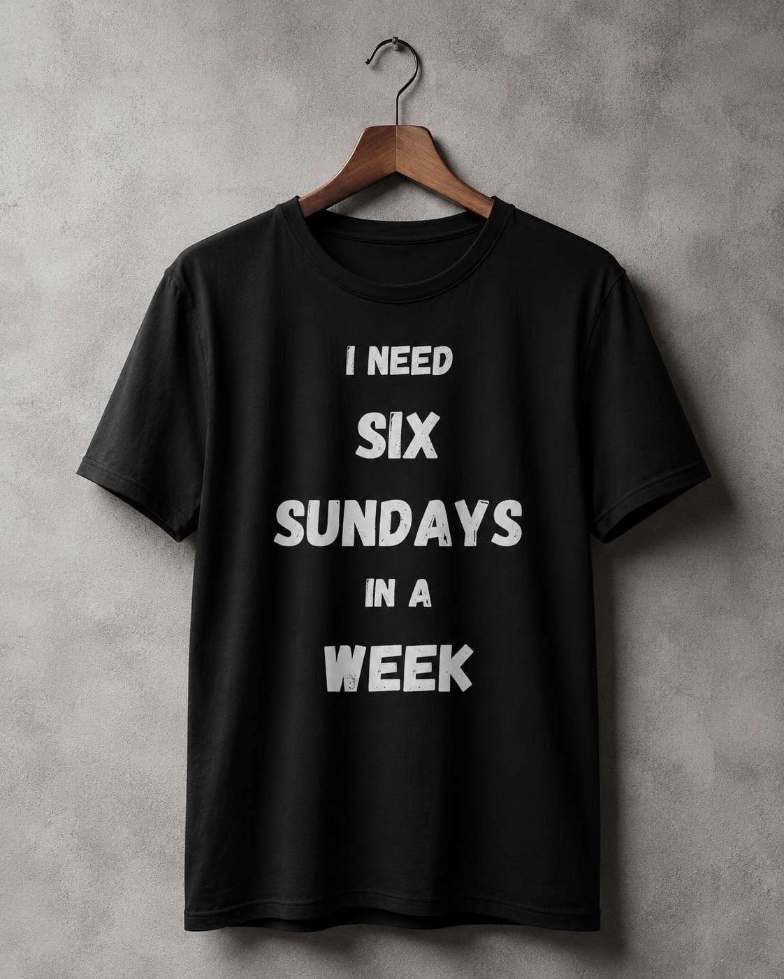 Six Sundays, Black T-shirt