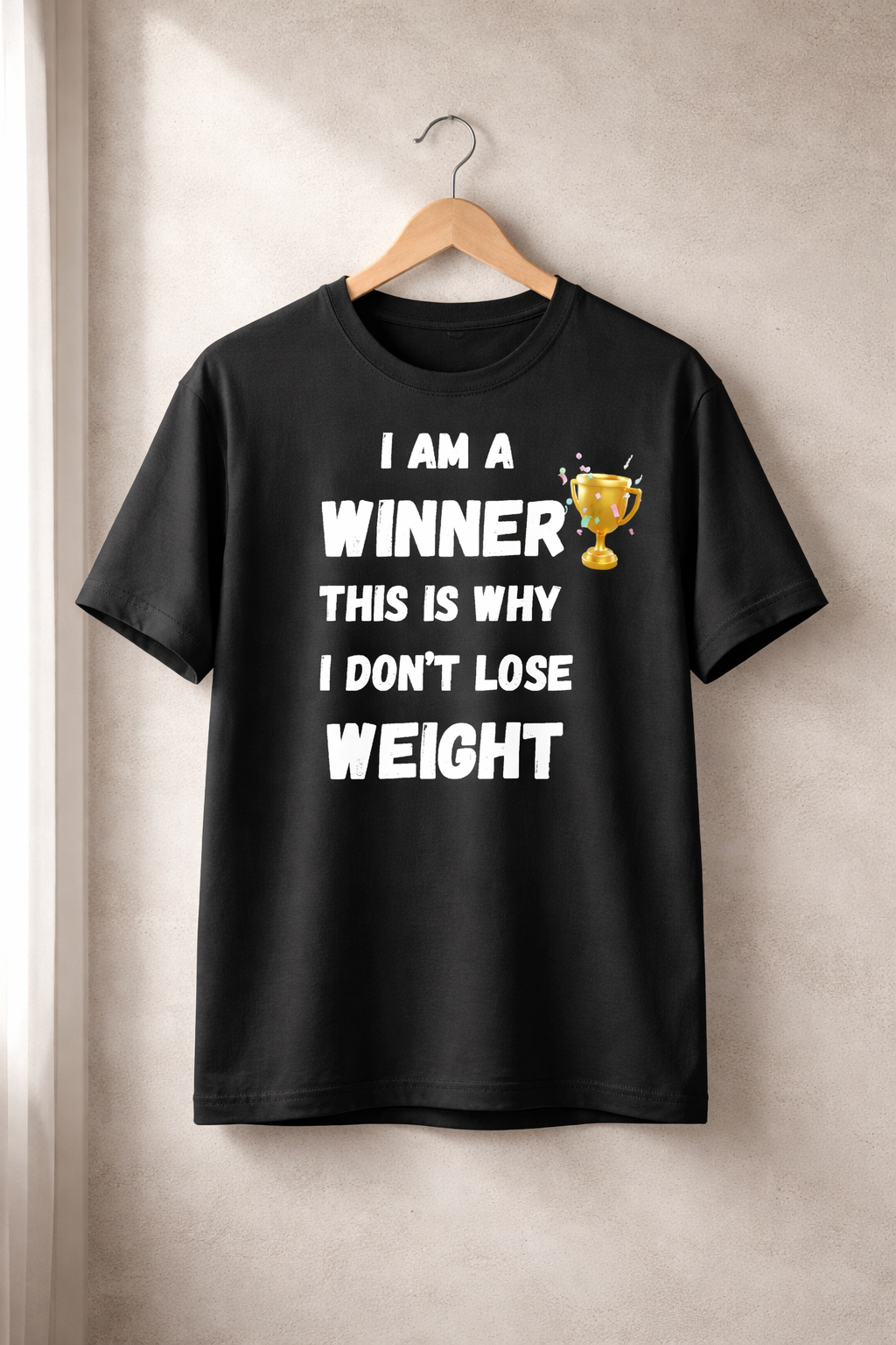 Winner, Black T-shirt